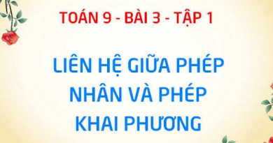 Liên hệ giữa phép nhân và phép khai phương: Quy tắc khai phương một tích, Quy tắc nhân các căn bậc hai - Toán 9 bài 3